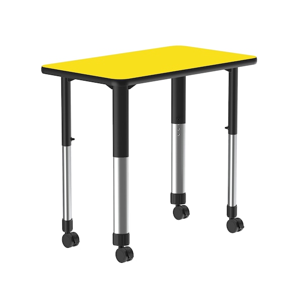 HPL Collaborative Desk - Casters - Rec